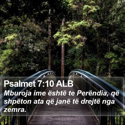 Psalmet 7:10 ALB Bible Verse Image