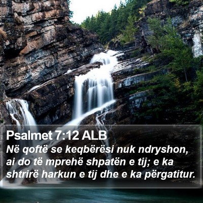 Psalmet 7:12 ALB Bible Verse Image