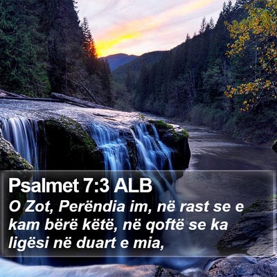 Psalmet 7:3 ALB Bible Verse Image