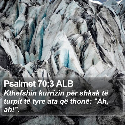 Psalmet 70:3 ALB Bible Verse Image