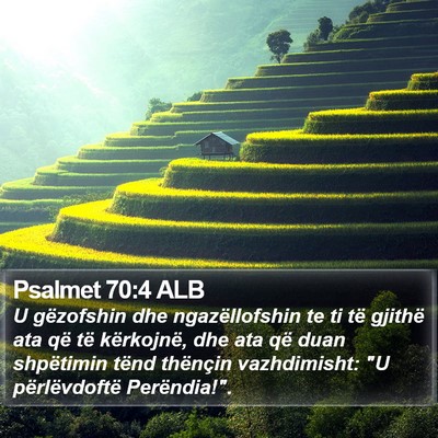 Psalmet 70:4 ALB Bible Verse Image