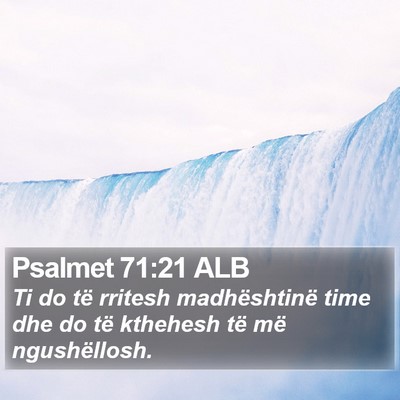 Psalmet 71:21 ALB Bible Verse Image