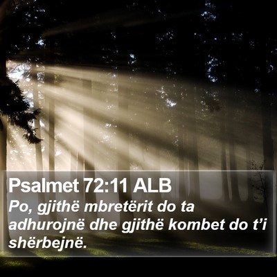 Psalmet 72:11 ALB Bible Verse Image