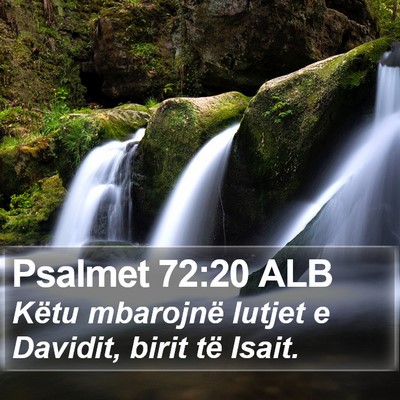 Psalmet 72:20 ALB Bible Verse Image