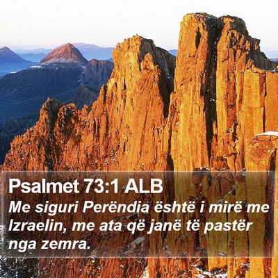 Psalmet 73:1 ALB Bible Verse Image