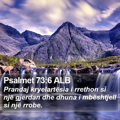Psalmet 73:6 ALB Bible Verse Image