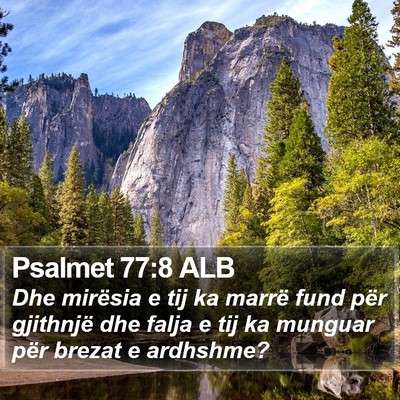 Psalmet 77:8 ALB Bible Verse Image