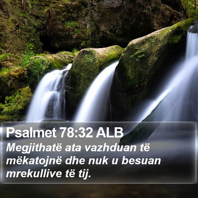 Psalmet 78:32 ALB Bible Verse Image