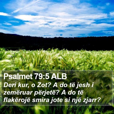 Psalmet 79:5 ALB Bible Verse Image