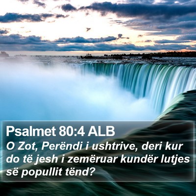 Psalmet 80:4 ALB Bible Verse Image