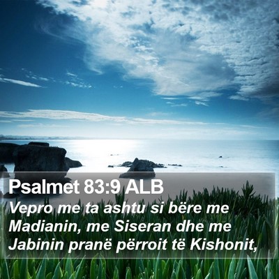 Psalmet 83:9 ALB Bible Verse Image