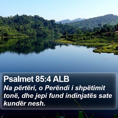 Psalmet 85:4 ALB Bible Verse Image