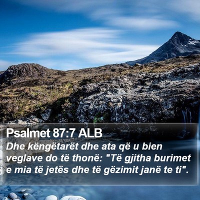 Psalmet 87:7 ALB Bible Verse Image