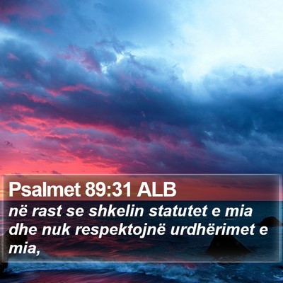 Psalmet 89:31 ALB Bible Verse Image
