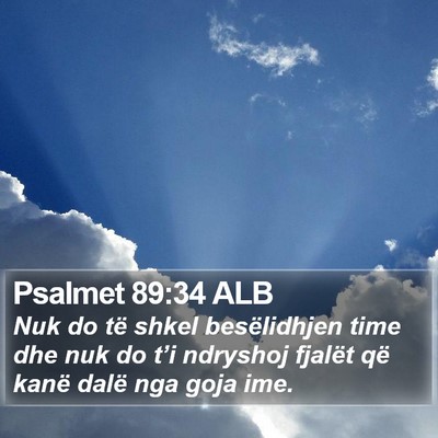 Psalmet 89:34 ALB Bible Verse Image