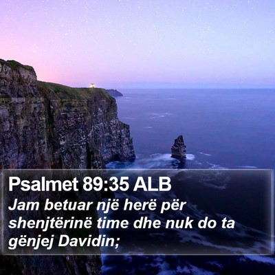 Psalmet 89:35 ALB Bible Verse Image