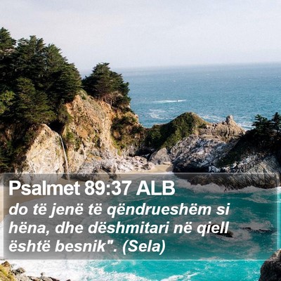 Psalmet 89:37 ALB Bible Verse Image