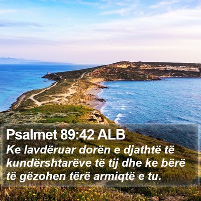 Psalmet 89:42 ALB Bible Verse Image