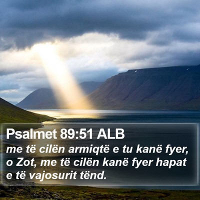 Psalmet 89:51 ALB Bible Verse Image