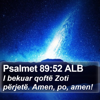 Psalmet 89:52 ALB Bible Verse Image
