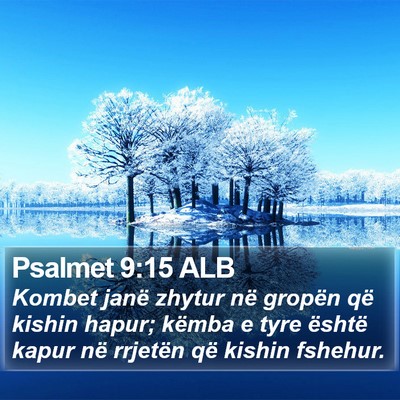 Psalmet 9:15 ALB Bible Verse Image