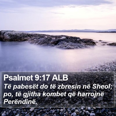 Psalmet 9:17 ALB Bible Verse Image
