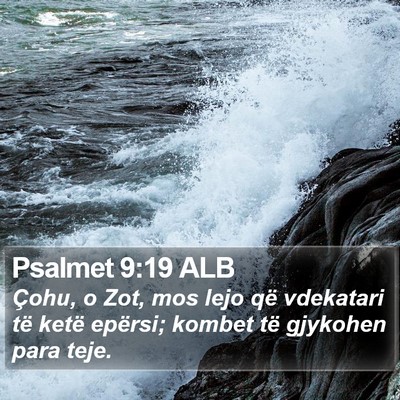 Psalmet 9:19 ALB Bible Verse Image