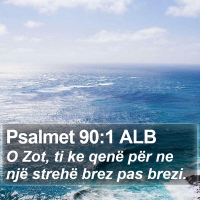 Psalmet 90:1 ALB Bible Verse Image