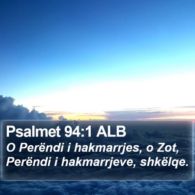 Psalmet 94:1 ALB Bible Verse Image
