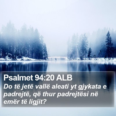 Psalmet 94:20 ALB Bible Verse Image