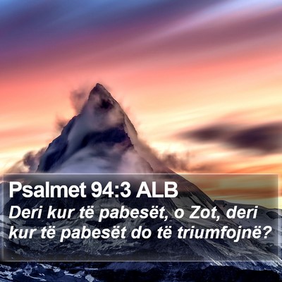 Psalmet 94:3 ALB Bible Verse Image