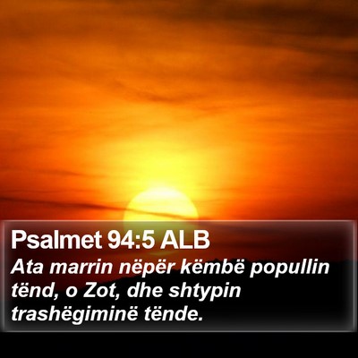 Psalmet 94:5 ALB Bible Verse Image