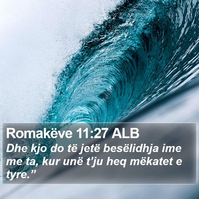 Romakëve 11:27 ALB Bible Verse Image