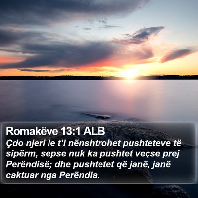 Romakëve 13:1 ALB Bible Verse Image