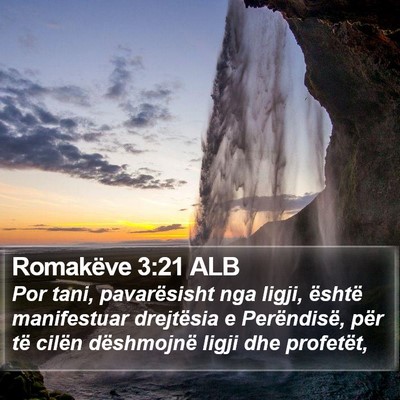 Romakëve 3:21 ALB Bible Verse Image