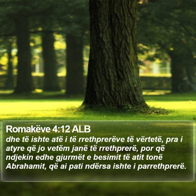 Romakëve 4:12 ALB Bible Verse Image