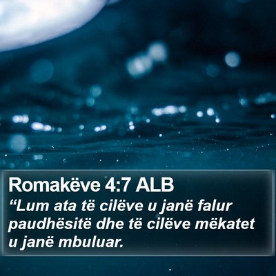 Romakëve 4:7 ALB Bible Verse Image