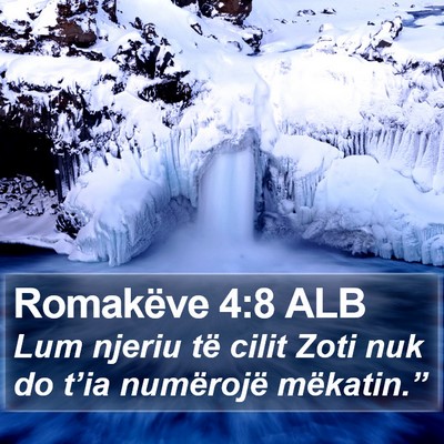 Romakëve 4:8 ALB Bible Verse Image