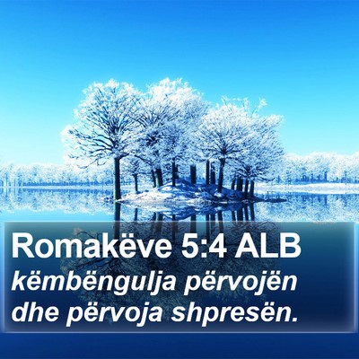 Romakëve 5:4 ALB Bible Verse Image