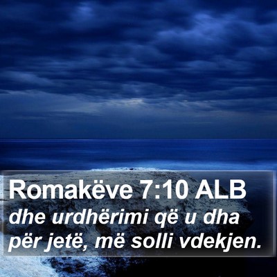 Romakëve 7:10 ALB Bible Verse Image