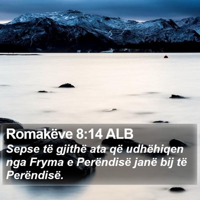 Romakëve 8:14 ALB Bible Verse Image