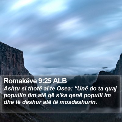 Romakëve 9:25 ALB Bible Verse Image