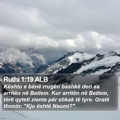 Ruthi 1:19 ALB Bible Verse Image