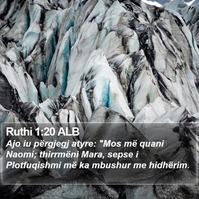 Ruthi 1:20 ALB Bible Verse Image