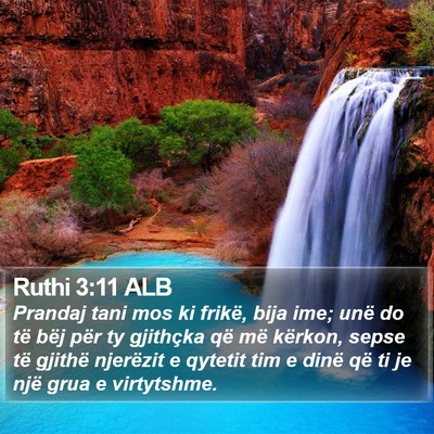 Ruthi 3:11 ALB Bible Verse Image