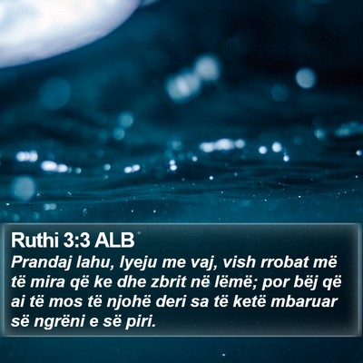 Ruthi 3:3 ALB Bible Verse Image