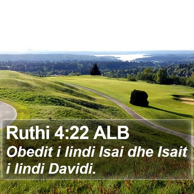 Ruthi 4:22 ALB Bible Verse Image