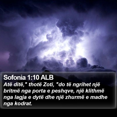 Sofonia 1:10 ALB Bible Verse Image