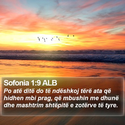 Sofonia 1:9 ALB Bible Verse Image