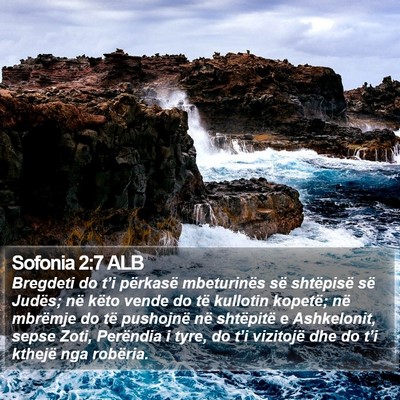 Sofonia 2:7 ALB Bible Verse Image